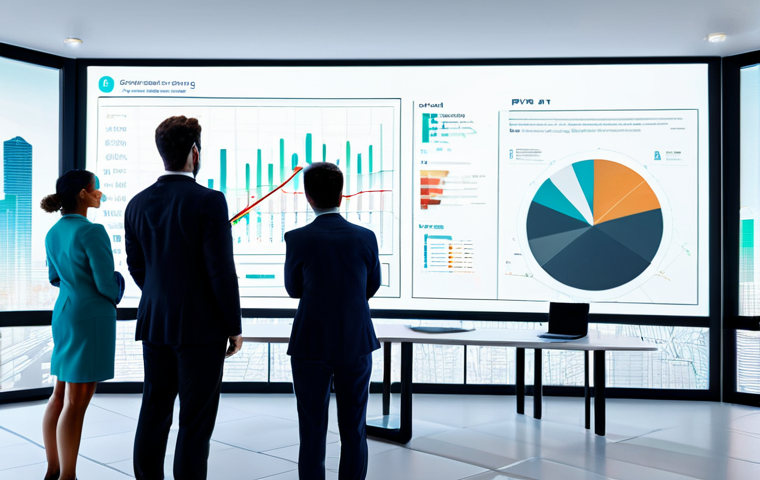 Virtual Real Estate Transaction**

"A diverse group of professionals, fully clothed in business casual attire, gathered around a holographic display showcasing a 3D model of a virtual land plot within Decentraland. The scene is set in a modern, brightly lit office with data visualizations in the background. Charts display user activity and potential ROI. Safe for work, appropriate content, professional, perfect anatomy, correct proportions, well-formed hands, natural body proportions, high resolution, realistic."

**
