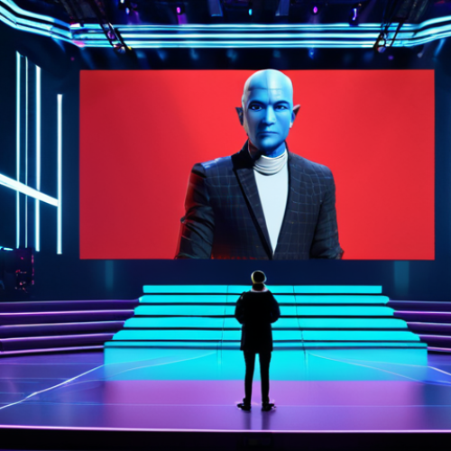 메타버스 부동산의 디자인 트렌드 - Immersive Concert Experience**

"A fully clothed avatar attending a virtual concert in a detailed, d...