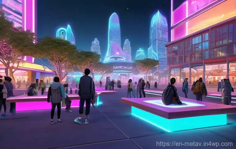 가상 공간에서의 부동산 거래 안전성 - **Prompt:** An imposing, futuristic digital vault or fortress, crafted from sleek metallic and glowi...